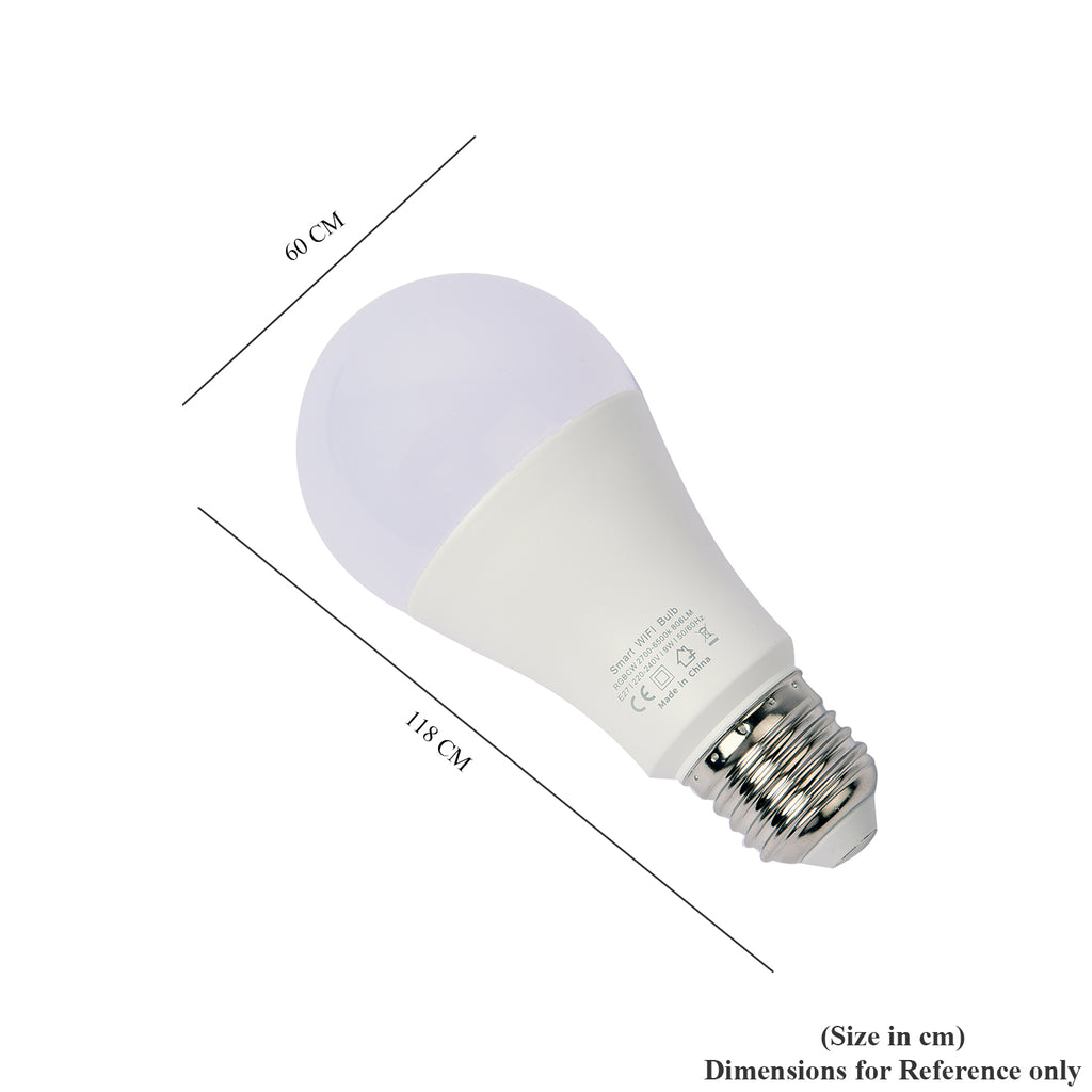 LED Glühbirne mit Farbwechsel mit Bluetooth & WLAN-Verbindung, 806LM