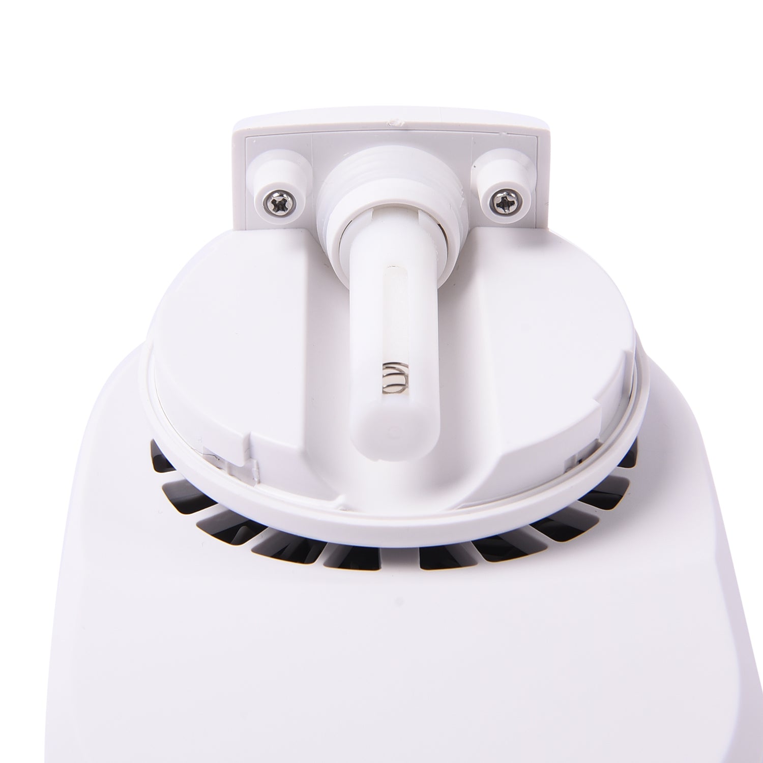 Tragbarer und wiederaufladbarer mini Ventilator mit Nebelspray, Größe 12x7,8x6,8 cm, Weiß