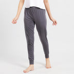 Elastische, eng anliegende Damenhose, Größe L, Grau