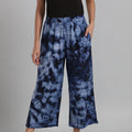 Palazzo Stil Comfort Hose, Größe XXL, Blau