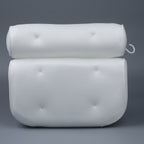 Badewannenkissen für Kopf und Nacken, Größe 35x32x8 cm, Weiß