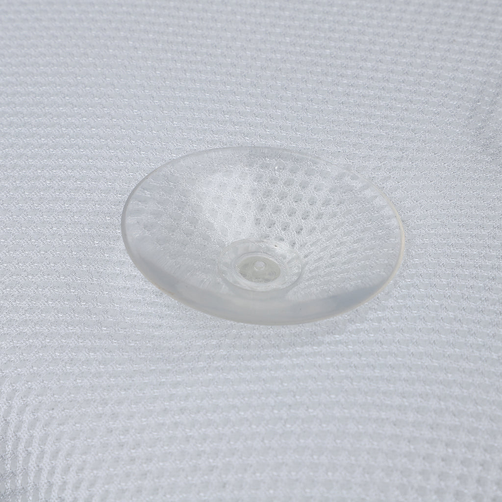 Badewannenkissen für Kopf und Nacken, Größe 35x32x8 cm, Weiß