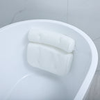 Badewannenkissen für Kopf und Nacken, Größe 35x32x8 cm, Weiß