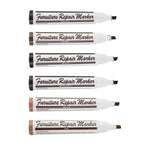 12-tlg Möbelreparatur-Set, 6 Farbstifte, 6 Wachsstifte mit passenden Farbtönen für Möbelrestaurierung, 2x2x13cm