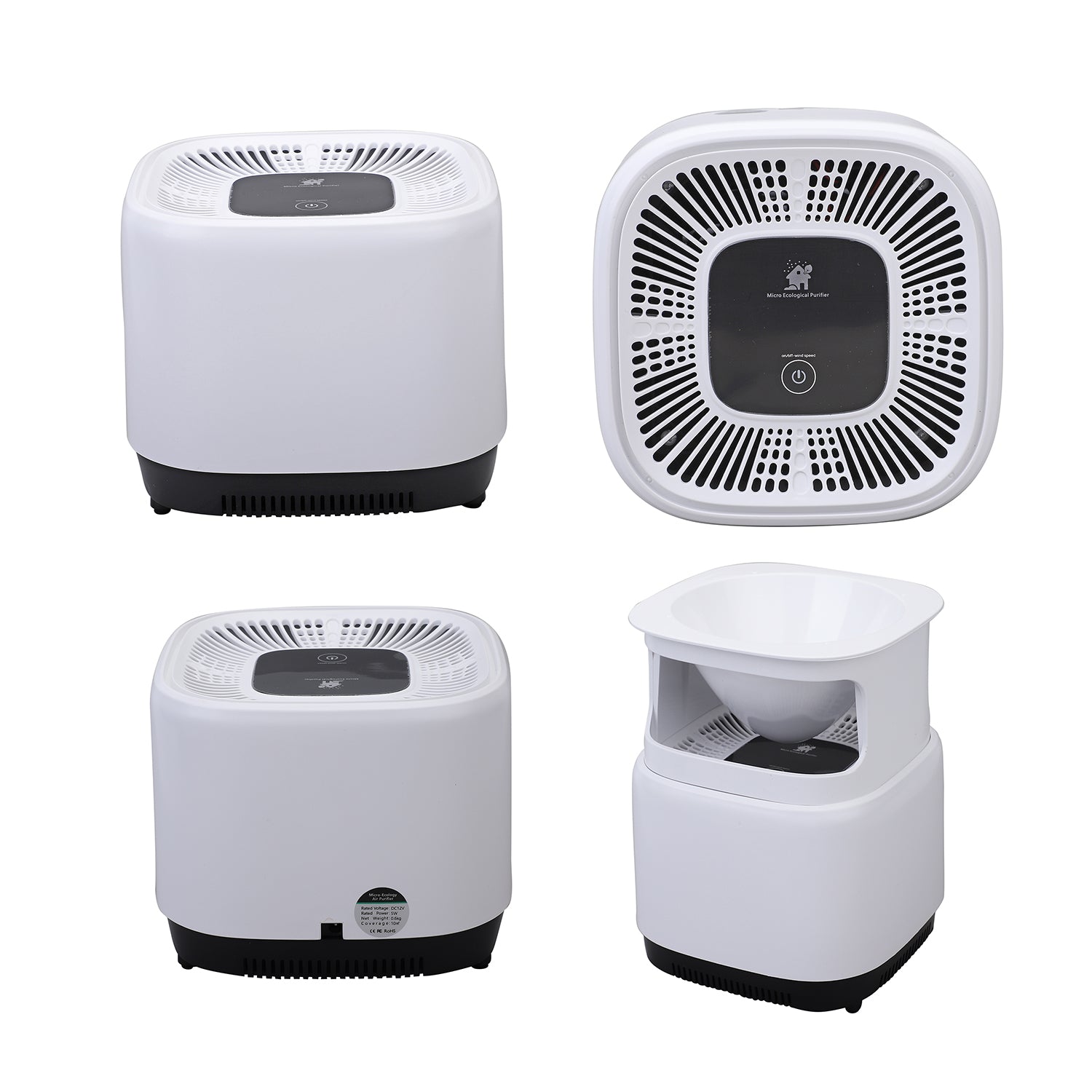 Multifunktion: Luftreiniger mit HEPA Filter, 20 sqm