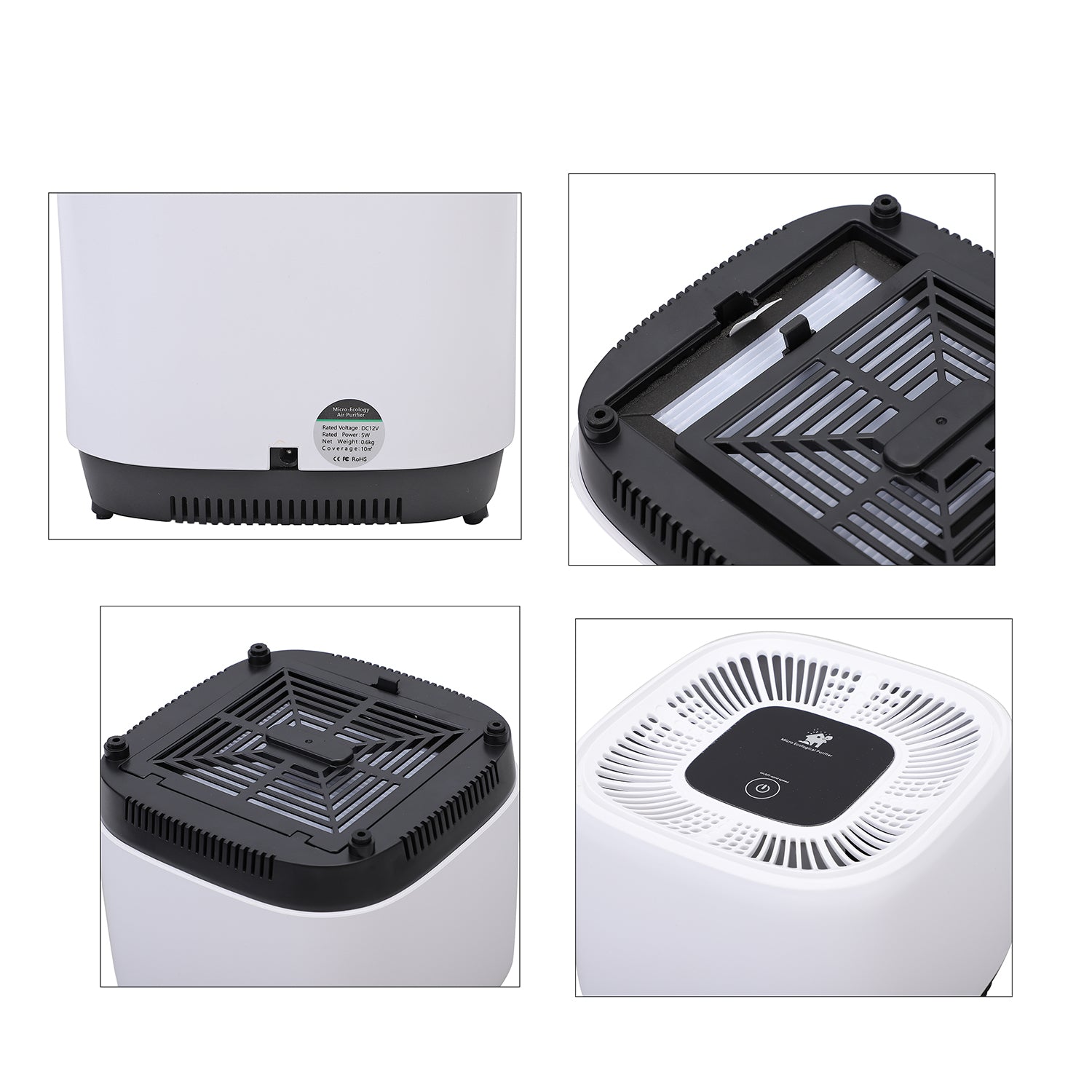 Multifunktion: Luftreiniger mit HEPA Filter, 20 sqm
