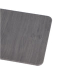 Kabelloses Ladegerät Mauspad, PU Holzmaserung, 30x22 cm, USB-Kabel 100 cm, Schwarz