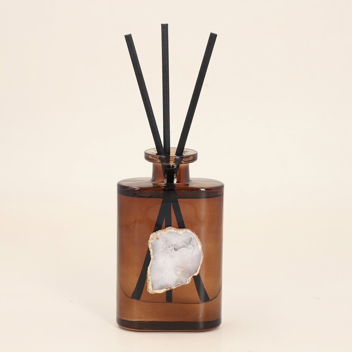 The 5th Season - Aromatherapie Duft Diffusor Set mit Edelstein, Braun