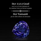 RHAPSODY AAAA Tansanit und Diamant VS E-F Ring 950 Platin (Größe 18.00) ca. 1.67 ct