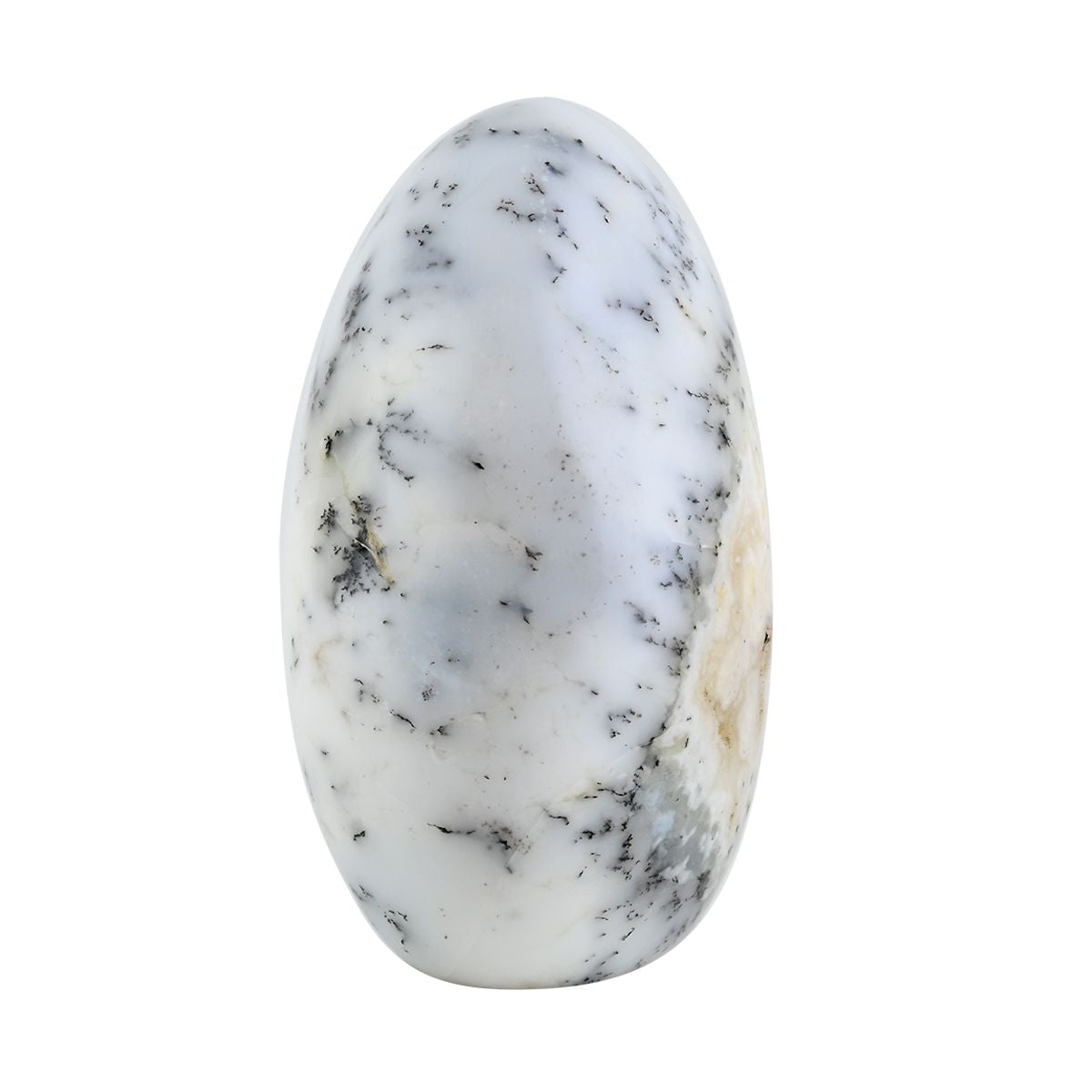 Gem Crystal Kollektion - Dendritischer weißer Achat - M, ca. 2500 cts.