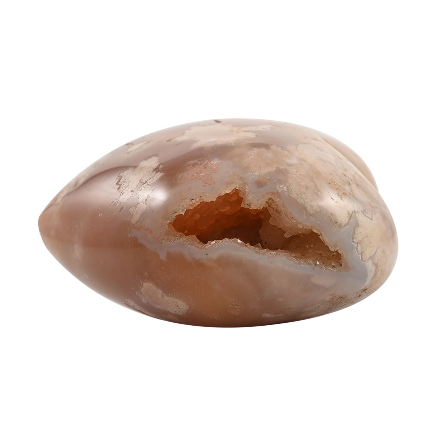 Gem Crystal Kollektion - Blumen Achat Herz 2-3 cm - S, ca. 550 cts.