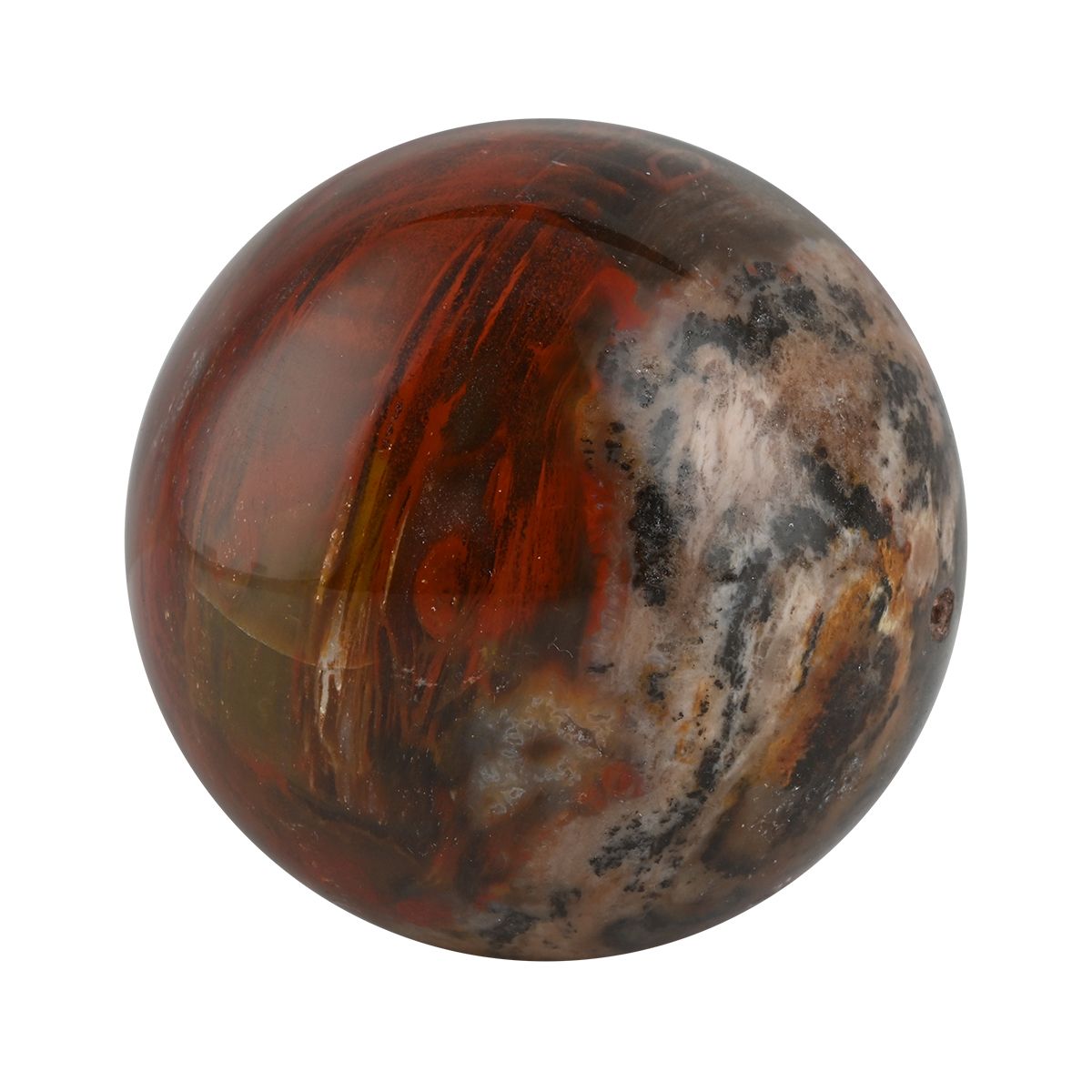 Versteinerte Holz Sphäre 2-3 cm - S, ca. 1000 cts.