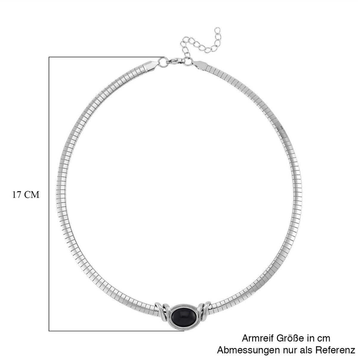 Halskette, Ohrringe und Ring mit austauschbaren Multi-Edelsteinen