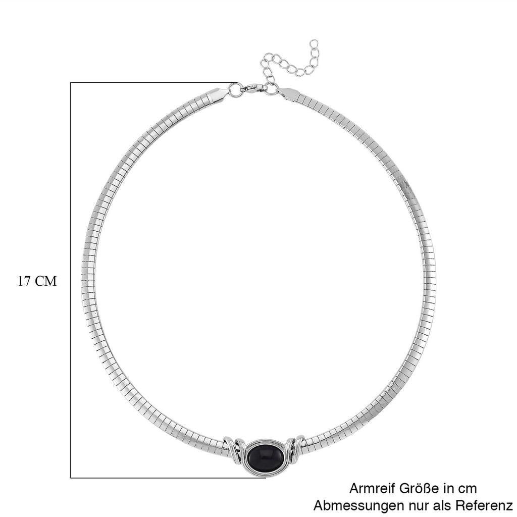 Halskette, Ohrringe und Ring mit austauschbaren Multi-Edelsteinen