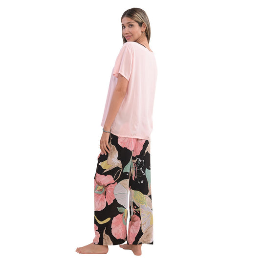 LA MAREY - Pyjama-Set, S/M, rosa