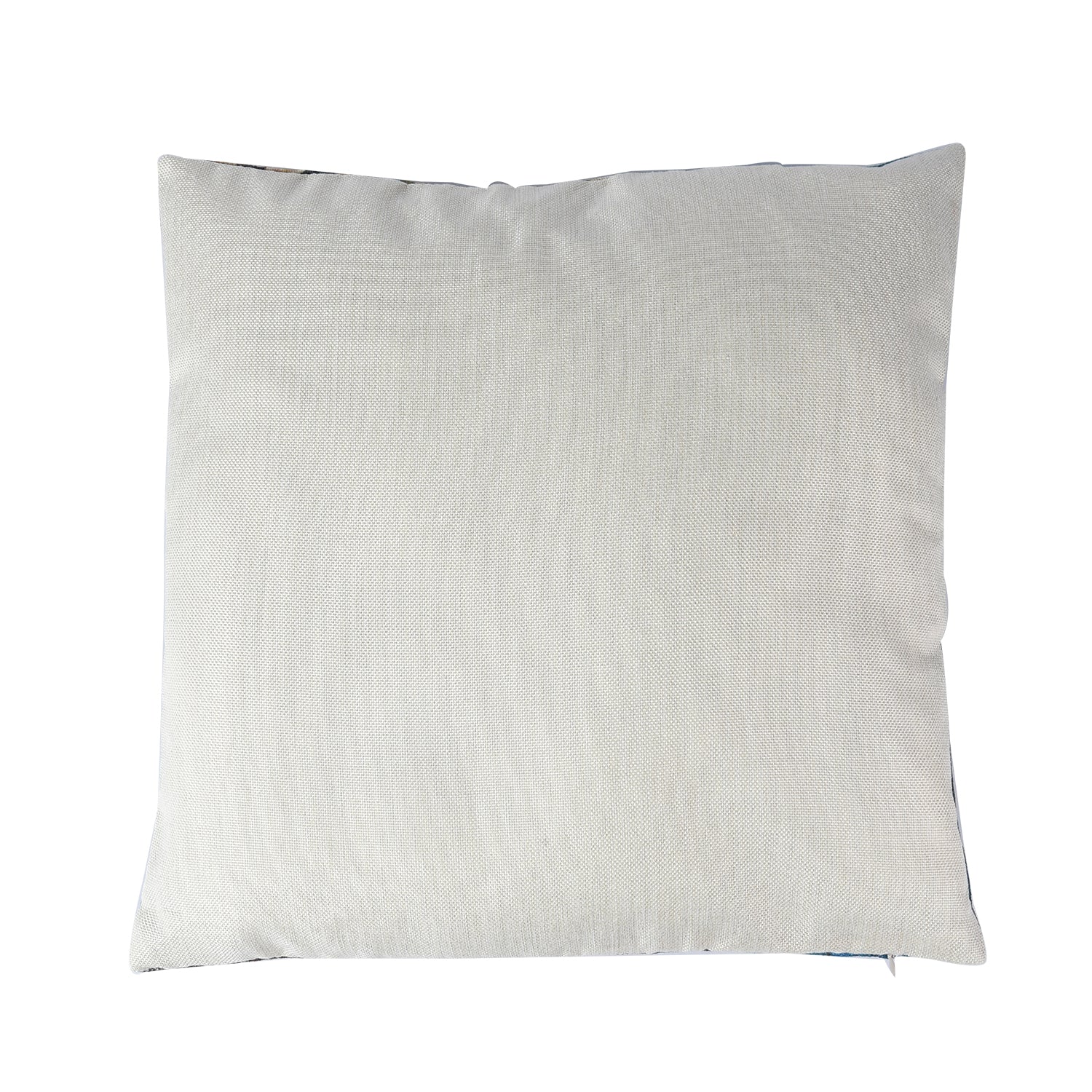 2er-Set bedruckte Kissenbezüge, Größe 45x45 cm, Weiß und Mehrfarbig