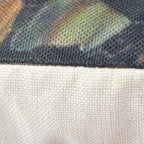 2er-Set bedruckte Kissenbezüge, Größe 45x45 cm, Weiß und Mehrfarbig