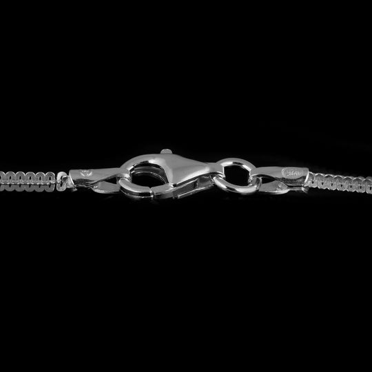 Alternative Margarita-Kette, ca. 50 cm, 925 Silber ca. 3,05g