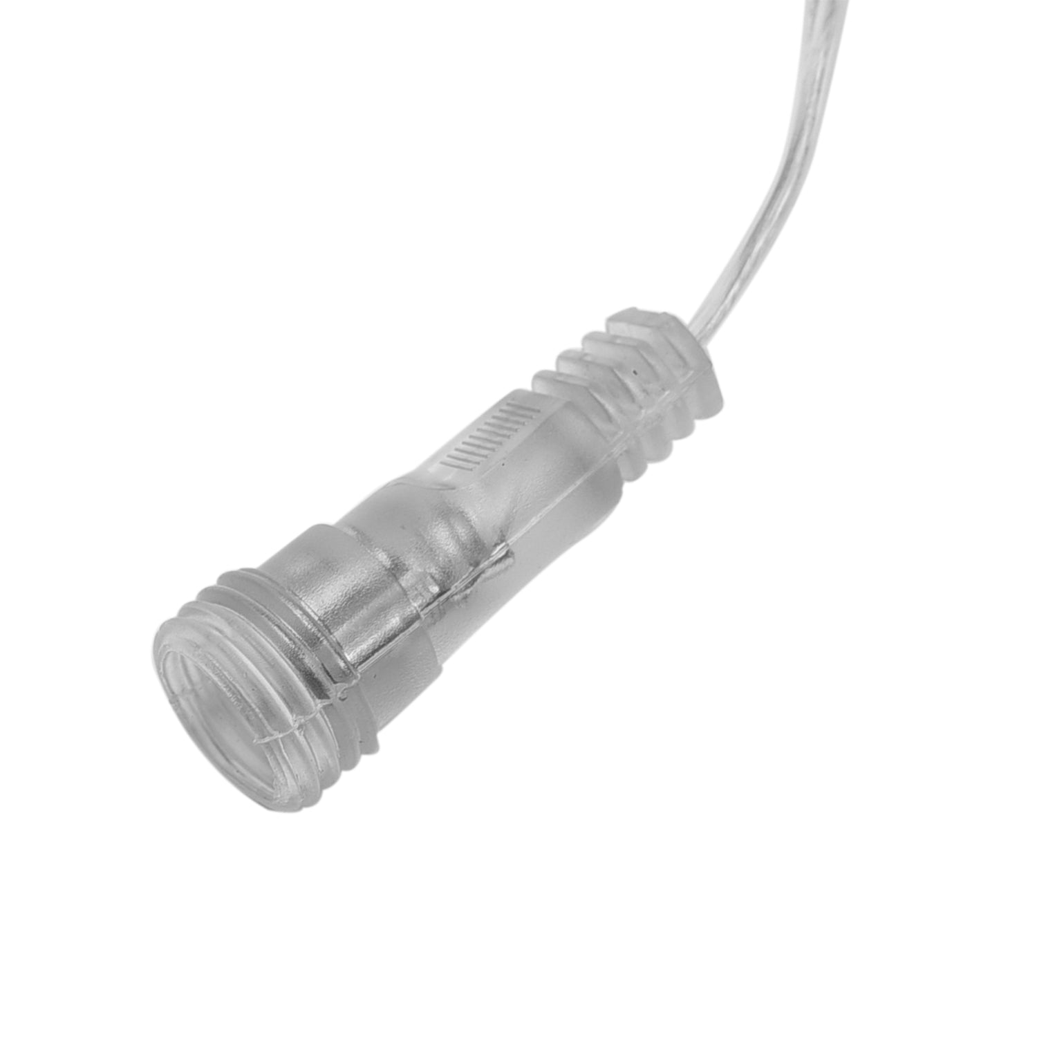 Meteorschauer warmweiße LED Lichterkette, Größe 30x330 cm, Weiß