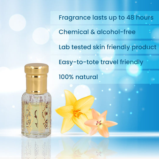 "Jaipur Fragrances 100% Natural Parfum De Matin Fragrance Rollerball 
Vol: 5ml"