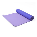 TPE rutschfeste Yogamatte, Größe 183x61x0,6 cm, Violett