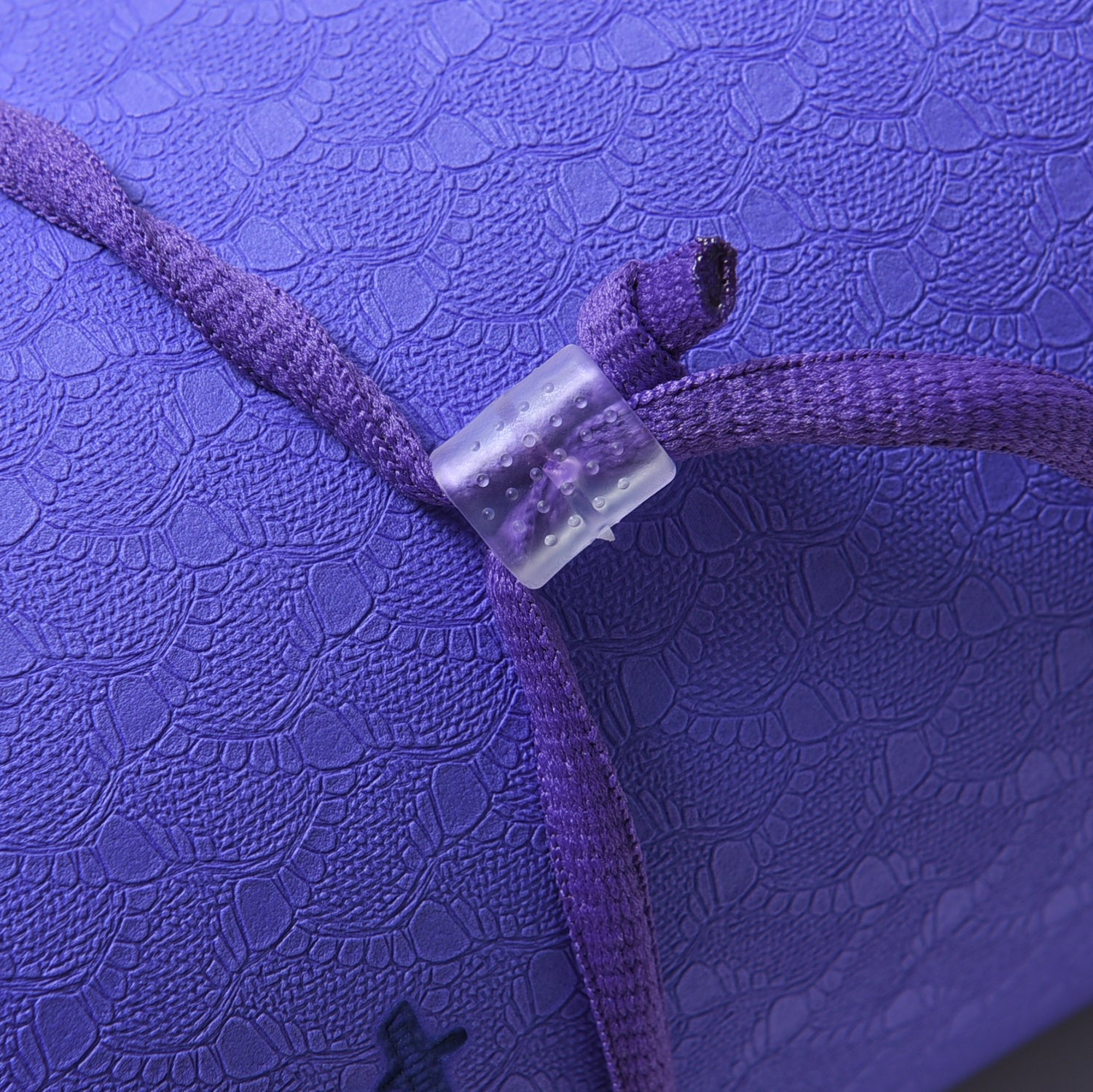 TPE rutschfeste Yogamatte, Größe 183x61x0,6 cm, Violett