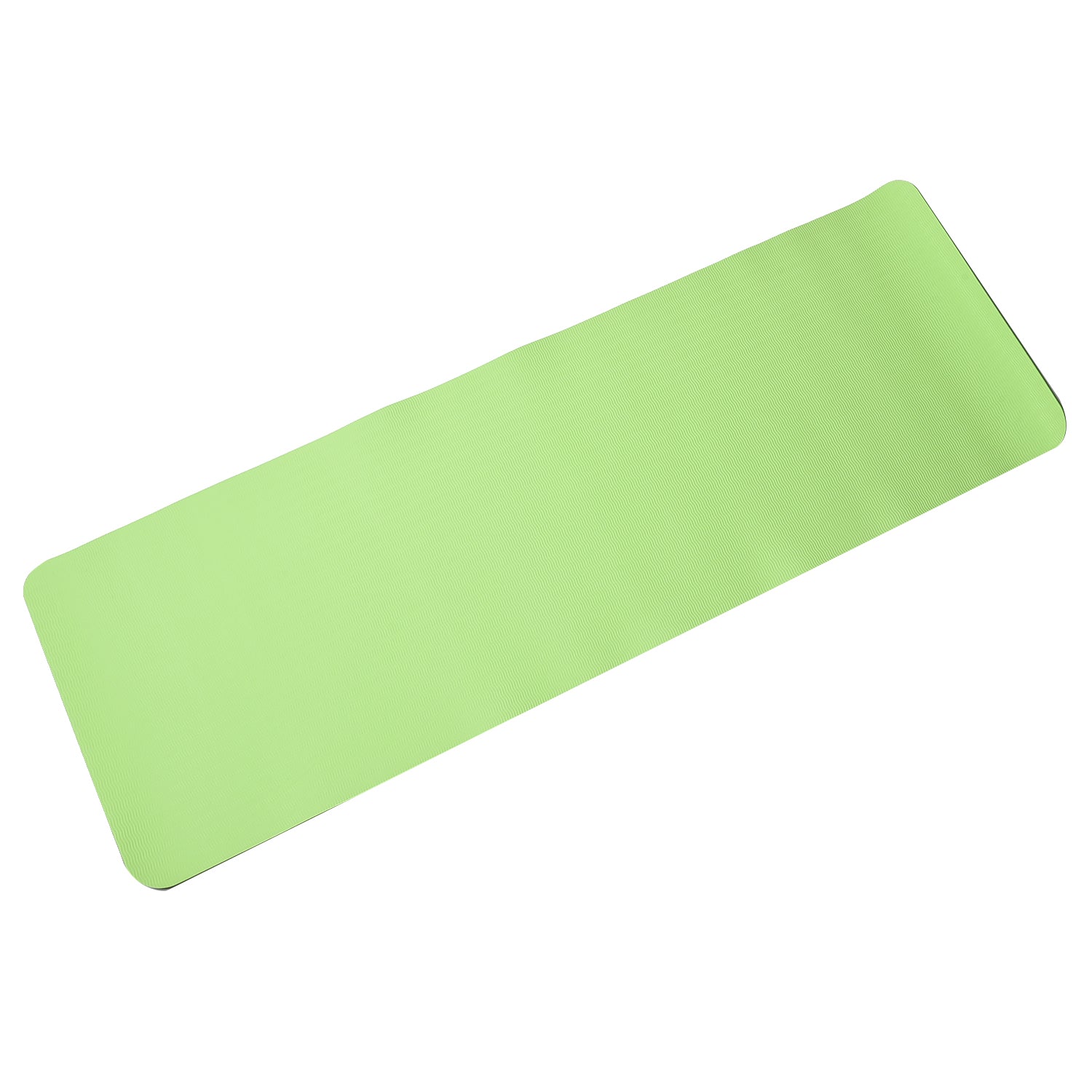 TPE rutschfeste Yogamatte, Größe 183x61x0,6 cm, Grün