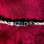 Italienische Singapur-Halskette ca. 45 cm 925 Silber vergoldet ca. 7,62g