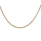 Italienische Alternative Margarita Kette ca. 50 cm 925 Silber Gold-Überzug