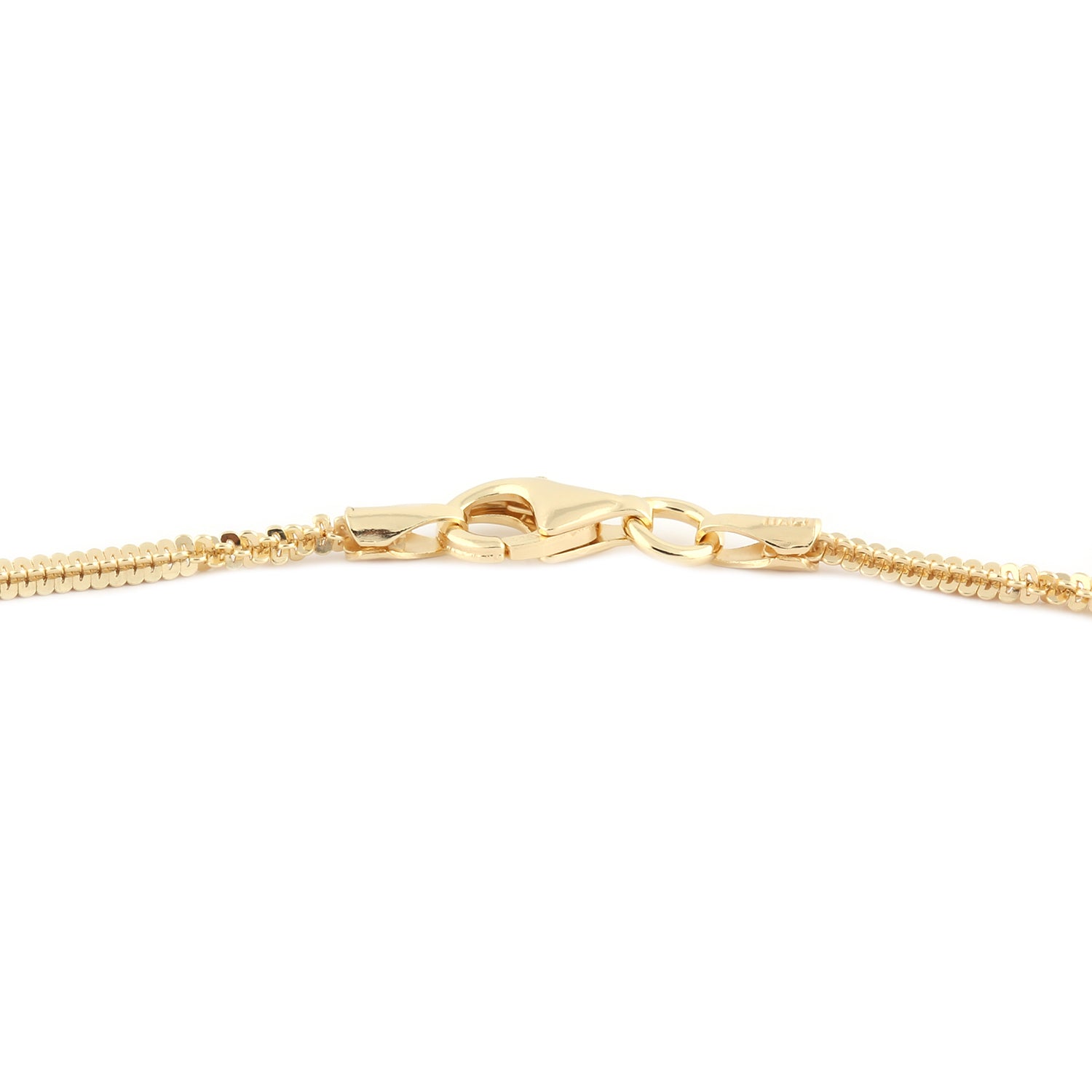 Italienische Alternative Margarita Kette ca. 50 cm 925 Silber vergoldet
