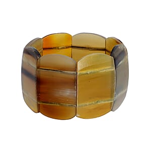 Value Buy 100% Genuine Buffalo Horn Stretch Bracelet