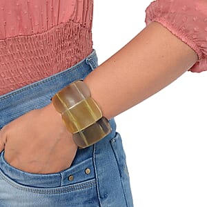Value Buy 100% Genuine Buffalo Horn Stretch Bracelet