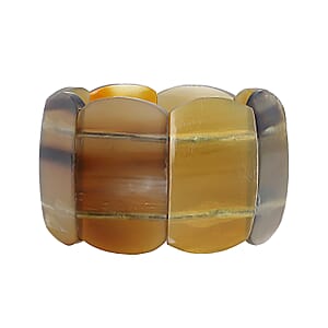 Value Buy 100% Genuine Buffalo Horn Stretch Bracelet