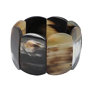 100% Genuine Buffalo Horn Stretch Bracelet
