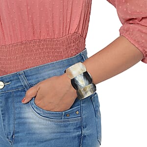 100% Genuine Buffalo Horn Stretch Bracelet