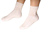 Vitility - Therapeutische Vital-Socken aus ägyptischer Baumwolle, Weiß, 41-44.5