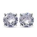Lustro Stella - Weiße Zirkonia Ohrringe, 925 Silber rhodiniert ca. 0,71 ct