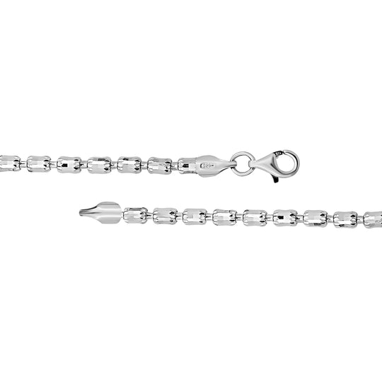 Italienische Kette, ca. 50 cm, 925 Silber ca. 10,84g
