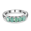 Grandidierit-Ring, 925 Silber platiniert (Größe 16.00) ca. 0,83 ct