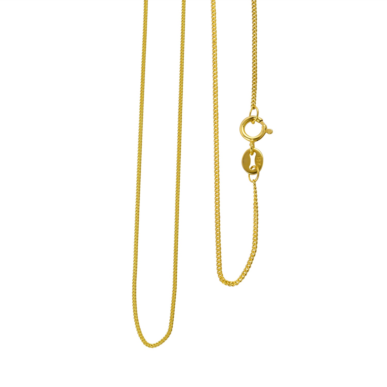 ILIANA - Kandare-Kette, ca. 50 cm, 750 Gelbgold