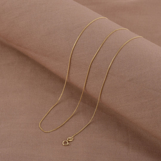 ILIANA - Kandare-Kette, ca. 50 cm, 750 Gelbgold