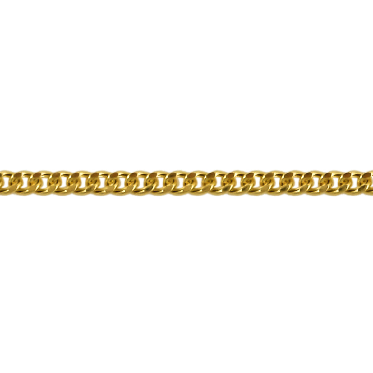 ILIANA - Kandare-Kette, ca. 50 cm, 750 Gelbgold