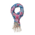 100% Merino Woll-Schal mit Quasten, 70x180cm, Mehrfarbig