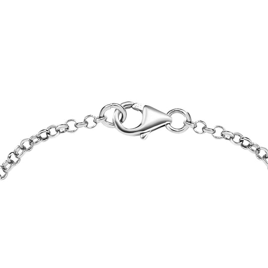 Natürliches, äthiopisches Welo Opal Armband, ca. 19 cm, 925 Silber platiniert ca. 0.97 ct