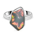 Natürlicher, äthiopischer Welo Opal Ring, 925 Silber (Größe 16.00) ca. 5.00 ct
