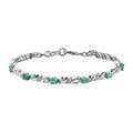 Kagem sambisches Smaragd-Armband, 19 cm - 1,29 ct.