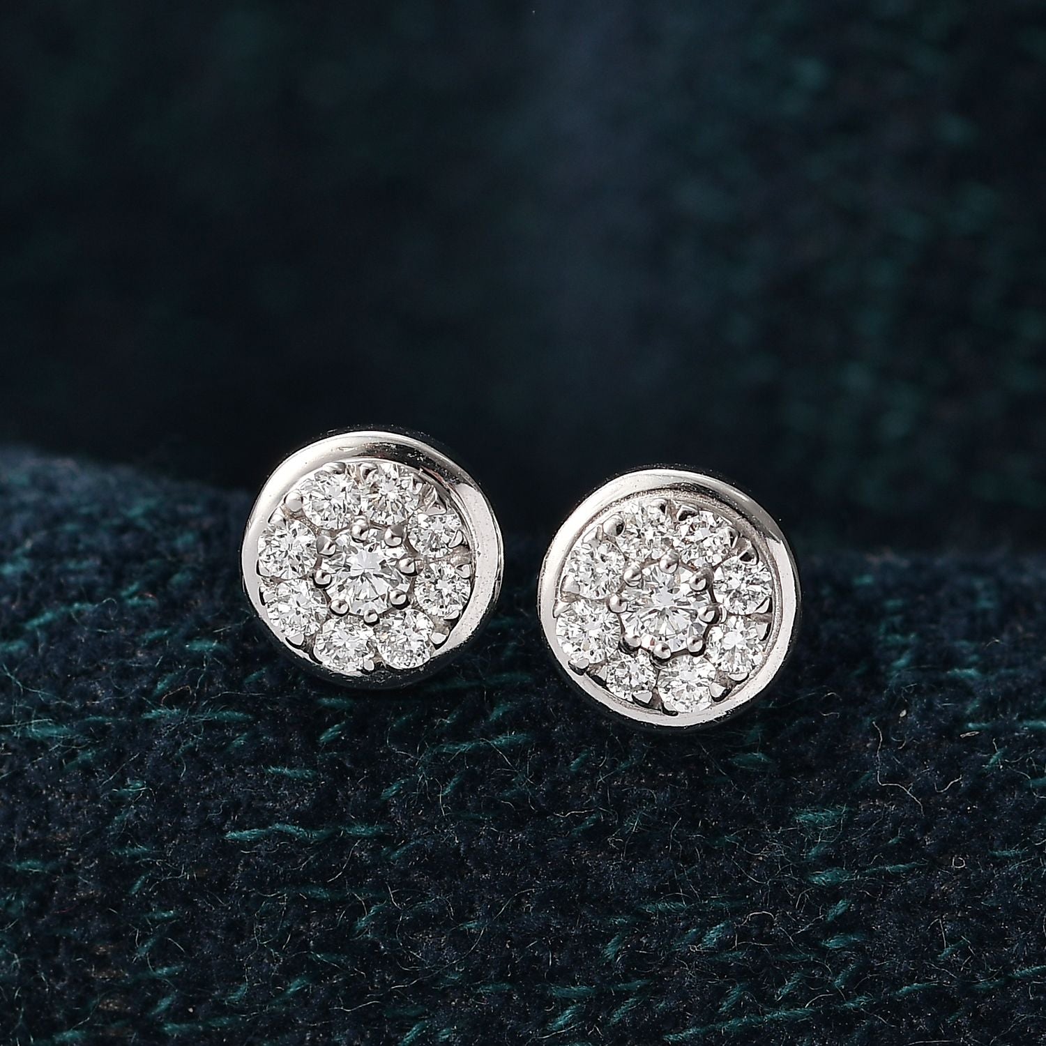 LUXURIANT DIAMOND- Cluster Duo: SI-GH Labor-Diamant-Ohrringe & Ring