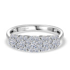LUXURIANT DIAMOND- Cluster Duo: SI-GH Labor-Diamant-Ohrringe & Ring