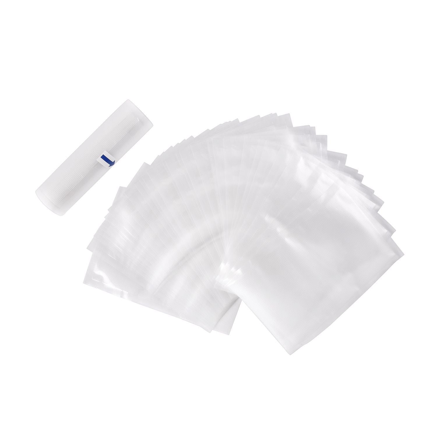 HOMESMART - Vakuumverpackungsmaschine, inkl. 30 Beutel und 6m Rolle, 37,5x18,5x8,5 cm, schwarz