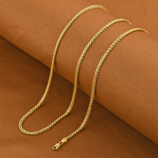 Franco Halskette, ca. 50 cm, 585 Gold ca. 3,37g